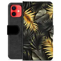 Mtp Products iPhone 12 mini Premium Lommebok-deksel - Gulde Blader