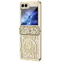 Mtp Products Samsung Galaxy Z Flip6/Z Flip7 FE Mechanical Legend Galvanisert plast-deksel - gull