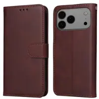 Mtp Products iPhone 17 Pro Max Lommebokveske med Stativ - Brun