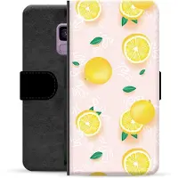 Mtp Products Samsung Galaxy S9 Premium Lommebok-deksel - Sitronmønster
