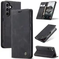 CASEME Samsung Galaxy S25 013 Series Lommebok-deksel - Svart
