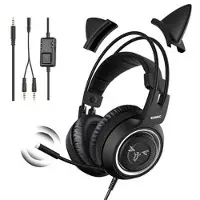 Mtp Products SOMIC G951S E-Sports Gaming Headphone 3.5mm kablet over-øret-headset - Svart