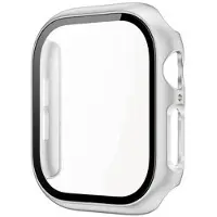 Mtp Products Apple Watch Series 11/10 Plastdeksel med Skjermbeskytter - 46mm - Sølv