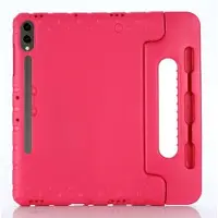 Mtp Products Samsung Galaxy Tab S9+/S9 FE+ Støtsikkert Bæreveske til Barn - Varm Rosa