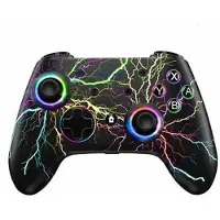 Mtp Products CX-270L trådløs spillkontroller for Nintendo Switch/PC/Android/iOS - svart / fargerikt lys