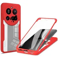 Mtp Products Xiaomi 15 Ultra 360 Beskyttelse Deksel - Rød / Klar
