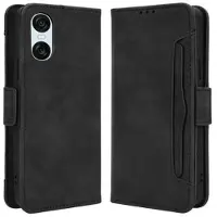 Mtp Products Sony Xperia 10 VI Lommebok-deksel med Kortholder - Svart