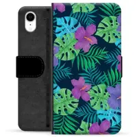 Mtp Products iPhone XR Premium Lommebok-deksel - Tropiske Blomster