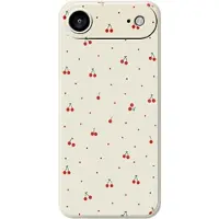 Mtp Products iPhone Air TPU-deksel med kirsebærmønster - Beige