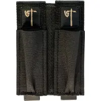 United States Tactical Double Pistol Mag Pouch Blk