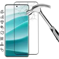 Mtp Products Xiaomi Redmi Note 14 Pro/14 Pro 5G/Poco X7 Full Cover Beskyttelsesglass - Svart Kant
