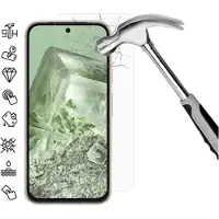 Mtp Products Google Pixel 8a Beskyttelsesglass - Case Friendly - Klar