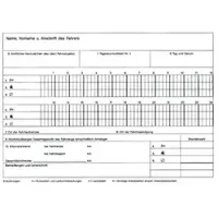 RNK Verlag 3095 DIN A5 tværformat Kørselsbog Antal blade: 32 Hvid 32 Blad