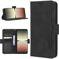 Mtp Products Vintage Series Sony Xperia 5 IV Lommebok-deksel med Kortluke - Svart