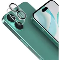 IMAK iPhone 16/16 Plus 2-i-1 HD Kamera Linse Beskytter