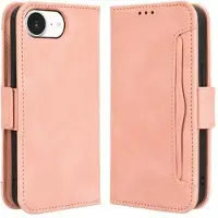 Mtp Products iPhone 16e/17e Kortholder Lommebokveske - Rosa