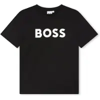 BOSS T-skjorte - Svart m. Hvit - - 16 år (176) - T-skjorte