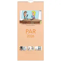 Adlibris Familjekalender 2026 Parkalendern 190x430 mm Burde