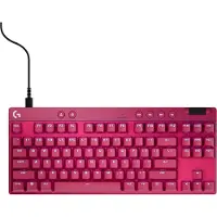 Logitech PRO X TKL RAPID tastatur kablet Linear Nordisk magenta
