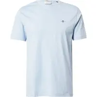 Gant for man. 2003184 Blue Regular Fit Shield T-shirt (5XL), White, Casual, Cotton, Short sleeve