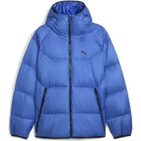 Puma Hooded Down Puffer Jacket Men, Clothing, Mountain Blue, L