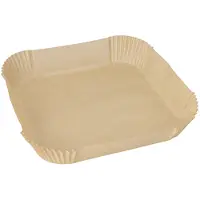 Papstar 100 bakepapir til varmluftsfritør 23 x 23 cm (89966)