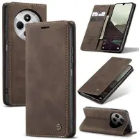 CASEME Xiaomi Redmi 14C 013 Series Lommebok-deksel - Kaffe