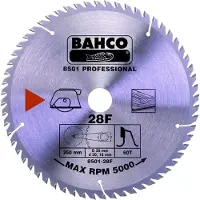 Bahco Sirkelsagblad Med 40 Tenner For Trådsager I Tre 315 Mm