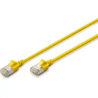 Digitus patch cable - 5 m - yellow - Gul - 5 meter