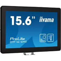 Iiyama ProLite OTF1616MC-B1 - LED-skjerm - 15.6 - åpen ramme - berøringsskjerm - 1920 x 1080 Full HD (1080p) @ 60 Hz - VA - 1100 cd/m² - 800:1 - 25 ms - HDMI, VGA, DisplayPort - svart