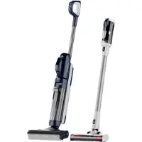 Tineco FLOOR ONE Switch S6 Pet - Gulvrenser - pinne/håndholdt (2-i-1) - uten pose - uten kabel - blå/hvit - 1 batteri