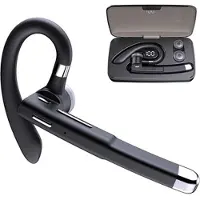 Mtp Products Mono Bluetooth Headset med Ladeboks YK520 - Svart