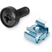 Digitus DN-19 SET - Rackskruer, -mutre og -underlagsskiver - 19 (en pakke 50) - for P/N: DN-19 07U-6/6, DN-19 09U-6/6, DN-19 12U-6/6, DN-19 16U-6/6, DN-19 20-U, DN-19 20U-6/6