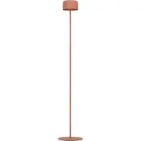 Eglo Roccanova-L solcelledrevet LED-terrasselampe, oransje, høyde 120 cm