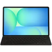 Samsung Galaxy Tab S10 FE+ Book Cover Keyboard Slim - AI Key - Black (Nordic) - Tastatur & Foliosett - Nordisk - Blå