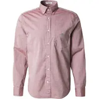 Gant for man. 3000100 Classic red poplin regular-fit shirt (L), Casual, Cotton, Long sleeve