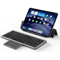 DUX multifunksjonelt Bluetooth-tastatur med berøringsplate for bærbar PC, nettbrett og mobiltelefon - svart