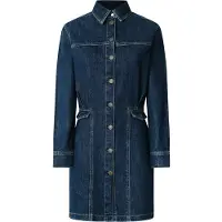 Pepe Jeans Gemma Denim Kjole Med Lange Ermer