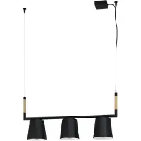 Eglo LACEY LANGBORD 3XE27 L780 sort/creme FSC