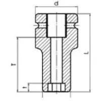 Folke-Larsens Eftf. A/S MOMENTO 1/2 lang slagtop, 13 mm