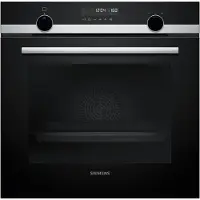 Siemens iQ500 HB578GBS3 - Ovn - innebygd - fordypning - bredde: 56 cm - dybde: 55 cm - høyde: 58.5 cm - med selvrens - Klasse A+ - rustfritt stål