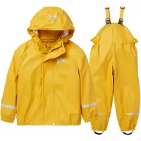 Helly Hansen Bergen 2.0 PU, Regnsett, Junior, Essential Yellow