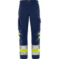 Fristads Green bukse varsel kl. 1 2668 GPLU Varselgul/marineblå C64
