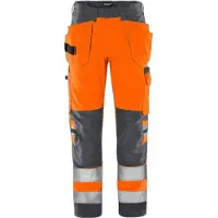 Fristads Green håndverkerbukse kl. 2 2641 GPLU Varseloransje C44