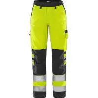 Fristads Green bukse varsel dame kl. 2 2642 GPLU Varselgul/svart 50