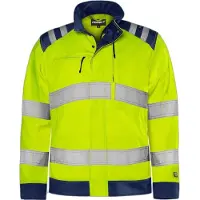 Fristads Green jakke varsel kl. 3 4067 GPLU Varselgul/marineblå M