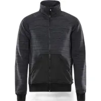 Fristads Sweatshirtjakke 7052 SMP Grå/svart 4XL