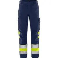 Fristads Green bukse varsel kl. 1 2649 GPLU Varselgul/marineblå C44