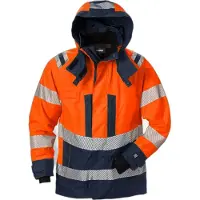 Fristads Skalljakke dame 4518 GTT Varseloransje/marineblå L