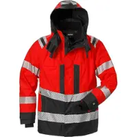 Fristads Skalljakke 4515 GTT klasse 3 Varselrød/svart XS